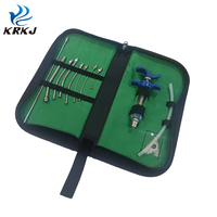 KD975 aiguille d'alimentation vétérinaire en acier inoxydable, canule de trempage et kit de seringue sac pour oiseau