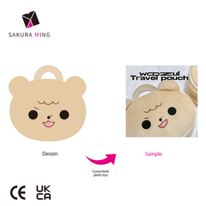 Wholesale Cartoon <b>Cute</b> Coin Purse <b>Bear</b> Fish Small Pendant Earphone Bag Student Plush Coin Wallet - Product Image 2