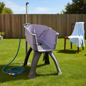 Centro Elevado para Baño y Peluquería Canina Lilac Grande para Limpieza y Baño de Mascotas Modelo D0100XU32GG - Product Image 2