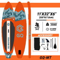 Planche de paddle gonflable OEM, fabrication directe d'usine, 11'*32'', planche de pêche SUP, planche de surf personnalisée SUP