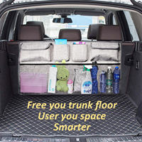 Organisateur de siège arrière de voiture en polyester Oxford durable et imperméable pratique avec support de tablette