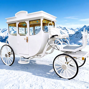 Calèche royale de haute qualité pour mariage, calèche électrique à quatre roues, style européen, calèche royale personnalisable - Product Image 1