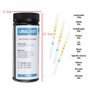 Bandelettes de test d'analyse d'urine <span class=keywords><strong>10</strong></span> voies à prix d'usine, kit de test de jauge d'urine - Product Image 3