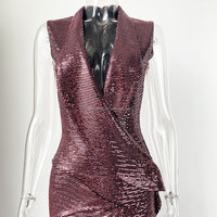 Robe de soirée haut de gamme pour femme, coupe ajustée, col en V profond, plissée, fente diagonale, longueur ras du sol, qualité supérieure