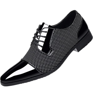 Men's PU Oxford <b>Dress</b> Shoes Pointed Toe Waterproof British Korean Version Comfortable Autumn Wedding Slip-on Breathable - Product Image 4