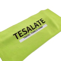 Serviette de sport pour le visage en microfibre Terry, super absorbante, douce, écologique, avec logo OEM personnalisé