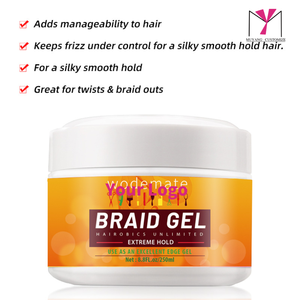 Gel coiffant extrême fixation pour tresses, locks et weaves 8.8oz – Gel modelant unisexe - Product Image 3