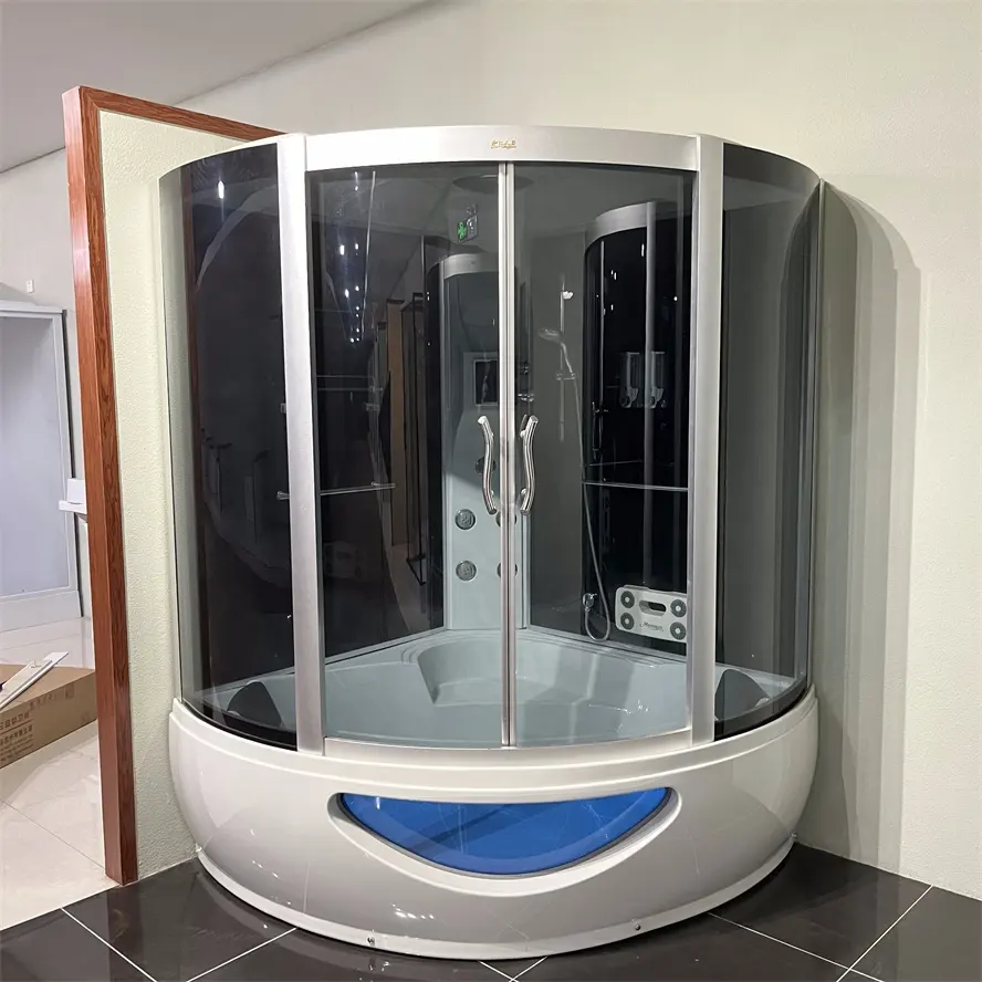 Oumeiga Hot Sale Hydro Massage Duschkabine mit Whirlpool Warm-und Kaltwasser hahn