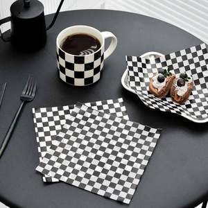 Wood Pulp Silicone Coated Biodegradable Greaseproof Custom Checkered <b>Wrapping</b> <b>Paper</b> for Cookware and <b>Food</b> Packaging - Product Image 6