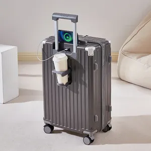 Valise de Voyage Koffer Sets Reisekoffer Spinner Gepäck 4 Räder Gepäck taschen können Tassen setzen und aufladen