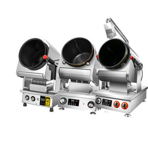 Robot de cocina automático para restaurante de Gas de 260MM y 300MM, cocina de mesa inteligente para arroz frito, pollo, equipo de cocina comercial - Product Image 1