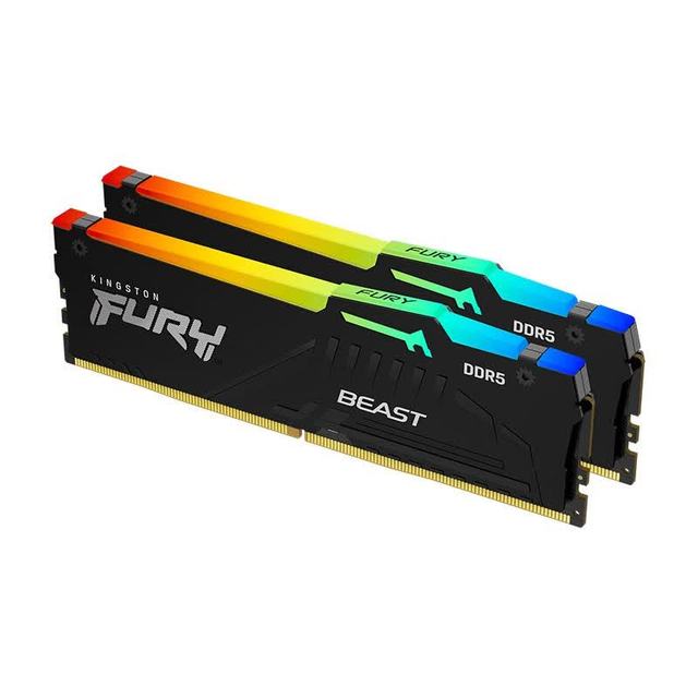 Brand New DDR5 16GB X 2 6000MHz RGB Memory Kit Fully Compatible with Standard Modules; Suitable for Desktop PCs
