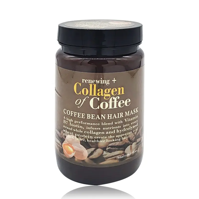 Collagen coffee shampoo moisturizing and nourishing deep cleansing HAIR MASK protects the hair and scalp 800ml