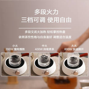 ซูปอร์ มินิเตาไฟฟ้าเซรามิก 1 หัวเตา ปุ่มควบคุมแบบเรียบ สำหรับการตุ๋นและชงชา - Product Image 4