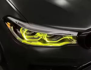 Modulo LED DRL RGB SJC per BMW Serie 5 F90 G30 2017-2020, Fari Multicolore, Accessori Auto Giallo Rosso Verde Blu Ambra - Product Image 6