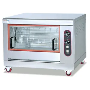 Commercial roast chicken rotisserie oven grill electric gas roaster roasting machine rotisserie chicken oven For Sale