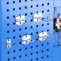 Vente d'usine - Armoire à outils en acier métallique à 3 tiroirs, robuste, pour garage, avec serrure, style contemporain, OEM, capacité de charge de 200 kg