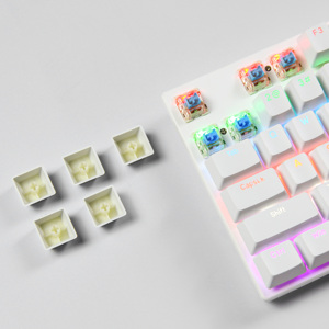 87 Key TKL Wired Mechanical Gaming <b>Keyboard</b> 75% Layout LED Backlit Ergonomic Office Game for PC Lap Compact TKL Layout 87 Key Te - Product Image 4