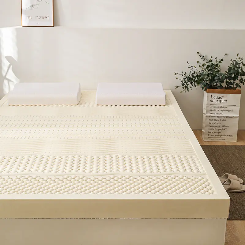 Matelas en latex 100% naturel pur, doux et disponible en plusieurs tailles, chambre à coucher, dortoir d'étudiant, lit de bébé, coussin