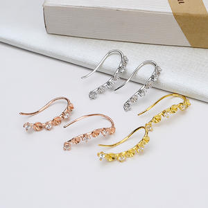 Pendientes de Plata S925 para Mujer, Cadena Larga con Diseño de Girasol, Borla y Perla, Accesorios de Joyería DIY 905 - Product Image 2