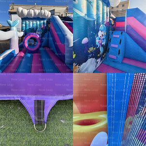 Yuedong inflable 5M <span class=keywords><strong>Shell</strong></span> hinchable océano mar Moonwalk dibujos animados parque temático Castillo tobogán obstáculos - Product Image 5