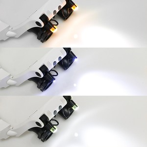 Professional LED Illuminated Eyewear with 21 Interchangeable Lenses <strong>Headband</strong> <strong>Magnifier</strong> for Jewelry and Watch Repair - Product Image 5