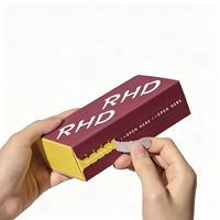 Boîte à fermeture éclair de luxe avec impression de logo personnalisé, finition douce au toucher et emballage en papier UV pour parfum de luxe
