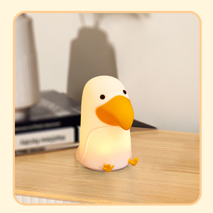 Lampe de nuit LED rechargeable à intensité variable en forme de <span class=keywords><strong>toucan</strong></span> pour enfants et bébés, lumière blanche chaude en silicone pour chevet - Product Image 4