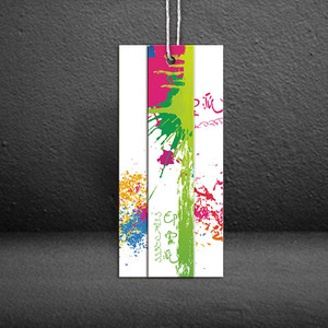 Etiqueta Colgante Personalizada de Metal Rojo para Botellas de <span class=keywords><strong>Vino</strong></span>, Impresión de Etiquetas de Epoxi, Económica - Product Image 1