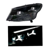 Para Mercedes-Benz Vito, Faros Delanteros de Alta Calidad de 12V y 60W, Actualización Estilo V260, Luces LED Tri-Star Dinámicas con Efecto Lluvia de Meteoros, Luces de Circulación Diurna