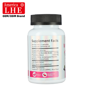 Capsules blanchissantes pour la peau personnalisées 5000mg, éliminateur de taches brunes et de cicatrices d'acné, 120 capsules, complément blanchissant - Product Image 5