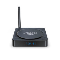 Lecteur multimédia X98K PRO Android 11.0 RK3566 avec prise en charge 8K, Wi-Fi 2.4G/5G, BT5.0, sortie UHD 3D 4K*2K et Ethernet 1000M