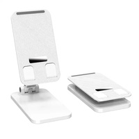 Support de tablette pliable en ABS et alliage d'aluminium, réglable en hauteur, support de téléphone flexible, léger, portable, pour toutes les marques, utilisation sur bureau