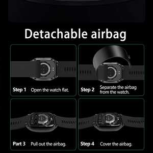 ساعة ذكية أنيقة للبيع بالجملة من AMOLED لمراقبة الصحة ساعة مراقبة ضغط الدم Montre Connecte ECG مع - Product Image 3