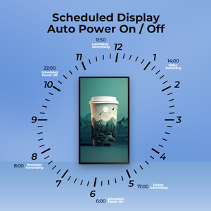Kích thước tùy chỉnh trong nhà treo tường <span class=keywords><strong>LCD</strong></span> kỹ thuật số biển hoạt hình tự phục vụ tính năng kinh doanh HD độ phân giải màn hình cảm ứng - Product Image 5