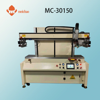 Nueva Máquina de Serigrafía Semiautomática Meichao, Área de Impresión Máxima de 300x1500 mm, Impresora de Etiquetas Programable de un Solo Color Ajustable