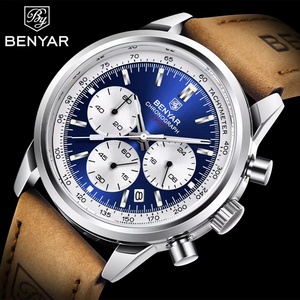 Montre-bracelet à quartz pour homme BENYAR, nouvelle collection sport, marque haut de gamme, 42 mm, chronographe de luxe, étanche 30 m, montre homme, Reloj Hombre - Product Image 4