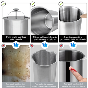 Presse à viande en acier inoxydable avec thermomètre intégré - Idéale pour la cuisson <span class=keywords><strong>maison</strong></span> de jambon, saucisses et galettes - Product Image 6