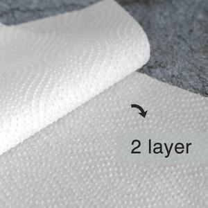 Papier essuie-tout de cuisine 2 plis épais et absorbant en rouleau pour le nettoyage des résidus d'huile, d'eau et d'aliments - Product Image 2