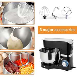 เครื่องนวดแป้งรุ่น<span class=keywords><strong>ใหม่</strong></span><span class=keywords><strong>ล่าสุด</strong></span>จากโรงงาน ขายส่ง อุปกรณ์เบเกอรี่ ใช้ในบ้าน ตัวเครื่องสแตนเลสทั้งตัว ความจุ 6.5 ลิตร เครื่องผสมอาหารแบบตั้งโต๊ะ - Product Image 5