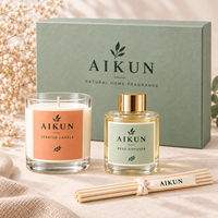 AIKUN Ensemble diffuseur d'huiles essentielles naturelles sans flamme, parfum frais, développement de senteurs personnalisées, idéal pour les événements de mariage