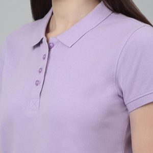 Polo Deportivo de Golf de Manga Corta con Patrón Sólido, Estilo Casual, Precio al por Mayor, Polo Ligero y Transpirable para Mujer, Superventas - Product Image 5