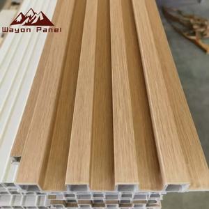 Panneau mural en bois-plastique WPC Wayon pour intérieur, panneau mural encastré, matériaux de construction - Product Image 1