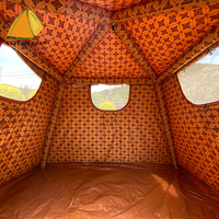Tente arabe pour le camping dans le désert - Tente de luxe pour le désert avec structure gonflable pour le glamping en plein air