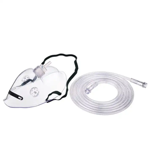 Tüp çocuk oksijen yüz maskeleri ile diğer tıbbi sarf malzemeleri taşınabilir cerrahi tek kullanımlık PVC oksijen maskesi - Product Image 6