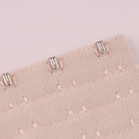 Aksesoris Pakaian Dalam Wanita, Pengait dan Pengunci Bra Persegi Panjang yang Tahan Lama, Bahan Nylon/Spandex