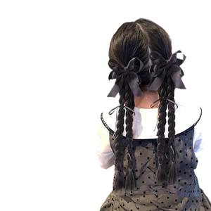 วิกผมถักเปียสำหรับเด็ก ทรงหางม้าคู่ เส้นใยคาเนคาลอน ต่อผมแบบไม่ต้องใช้กาว สำหรับเด็กผู้หญิง สไตล์เต้นรำ - Product Image 3