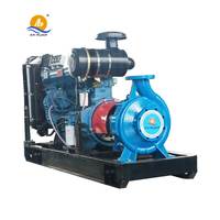 Pompe centrifuge à eau diesel 75 ch, 4 cylindres, pour irrigation, hauteur de refoulement 100 m