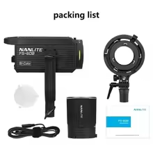 Nanguang <span class=keywords><strong>nanlite</strong></span> FS-<span class=keywords><strong>60B</strong></span> ไฟเติมสองสี2700-6500K รองรับสปอตไลท์ควบคุมระยะไกลสำหรับสตูดิโอถ่ายภาพวิดีโอ - Product Image 5