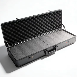 Estuche de envío de pistola de transporte de aluminio duradero de carcasa dura profesional del fabricante de Venta caliente con acolchado de espuma personalizado - Product Image 1